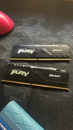 Kingston fury beast ddr4 8 gig sticks