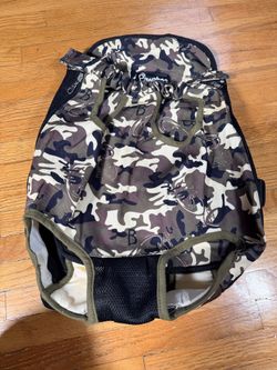 Pawaboo Camo Pet Carrier Backpack Dog Cat Front Backpack Legs Out Adjustable