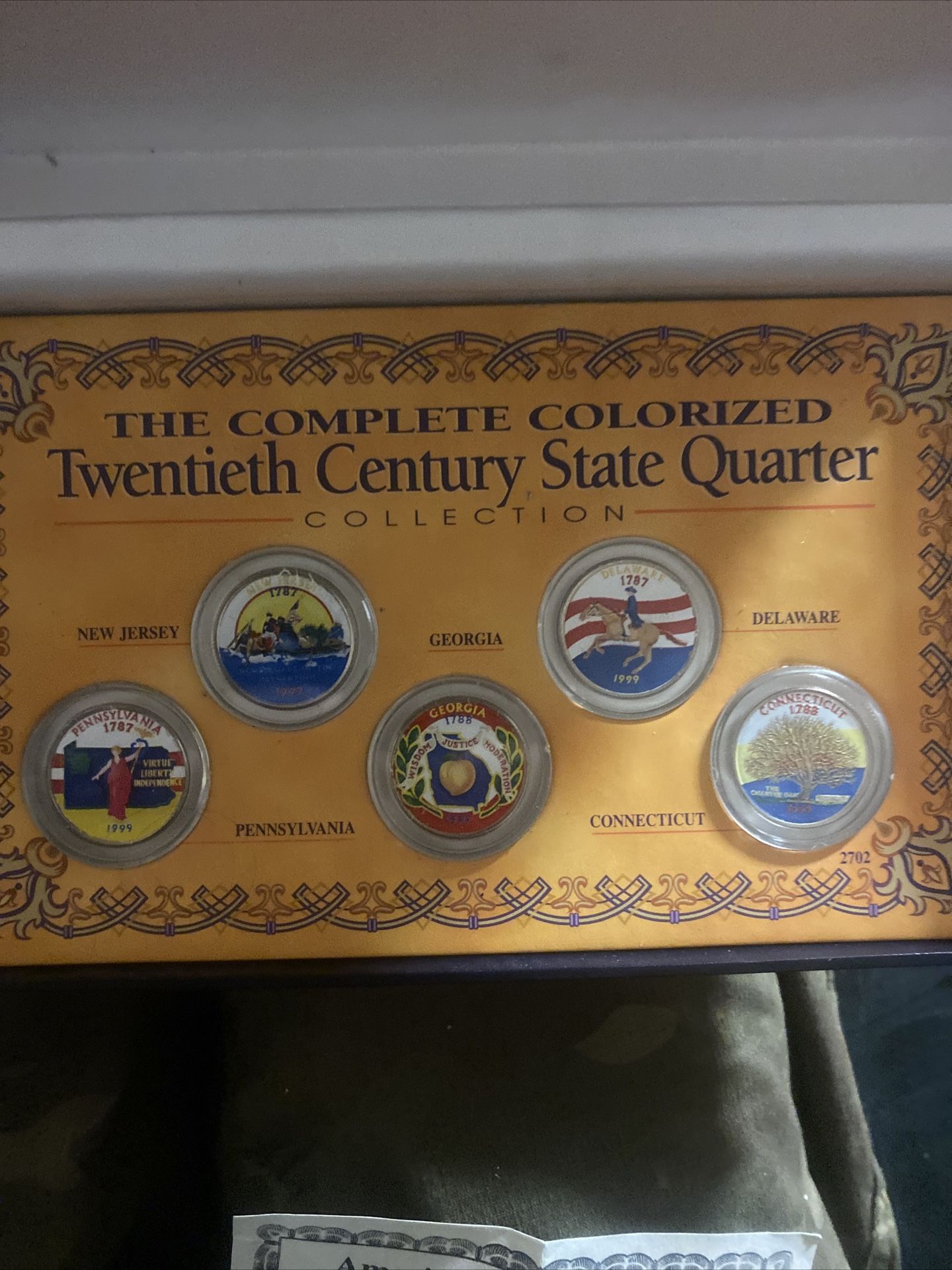 50 State Quarter 1999-P Colorized Set