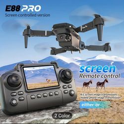 E88 Pro Drone With Screen Remote (2 Battery's) BRAND NEW 