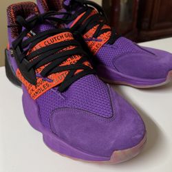 Adidas Mens Size 11.5 Sneakers Shoes Harden Vol. 4 GCA McDonalds Purple FX2084 Special Sauce