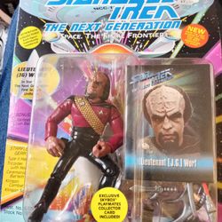 Star Trek The Next Generation Lt (JG) Worf-still Sealed 