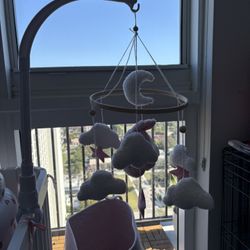 Baby Crib Mobile With Mobile Arm