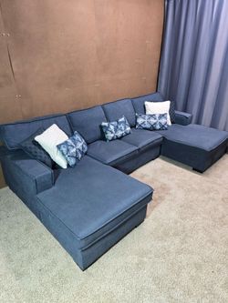 Free Delivery: Sectional Couch Sofa Bob’s Furniture with Storage