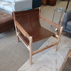 Leather Sling Chair