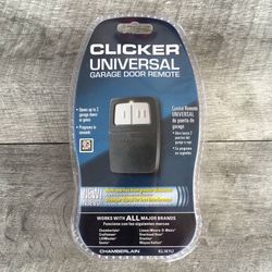 NIB CHAMBERLAIN Clicker Klik1U Universal 2-Button Garage Door Opener Remote