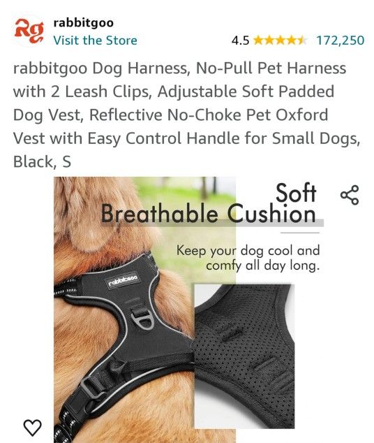 NEW HARNESS SIZE SMALL. SEE 👀 PHOTOS. CASH PICKUP ONLY