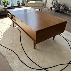 West Elm Coffee Table With Storage