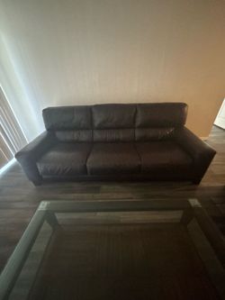 Leather Sofa Set