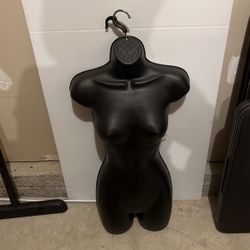 Hanging mannequin clothes display