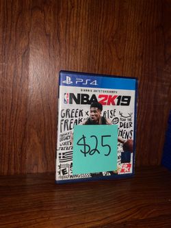 PlayStation Video Game PS4 PS5 NBA 2K19 Basketball