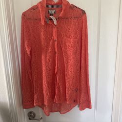 Volcom Women Lace with Tag shirt medium