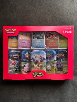 Pokémon Ascended Heroes Tins - 5 Pack