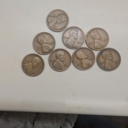 Early Dates. Wheat Penny Lots