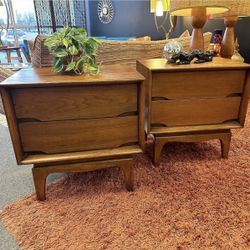 Antique Walnut Nightstands