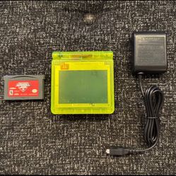 Unique Translucent Neon Game Boy Advance SP