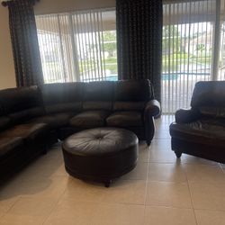 Full Sectional with Ottoman and Chair