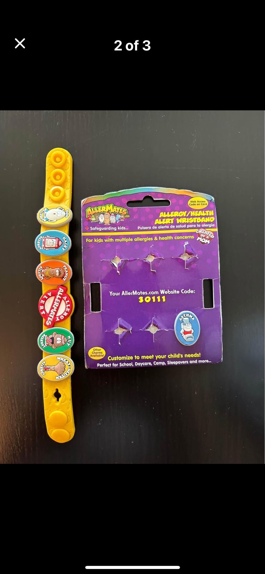 Allergy Bracelet Like New