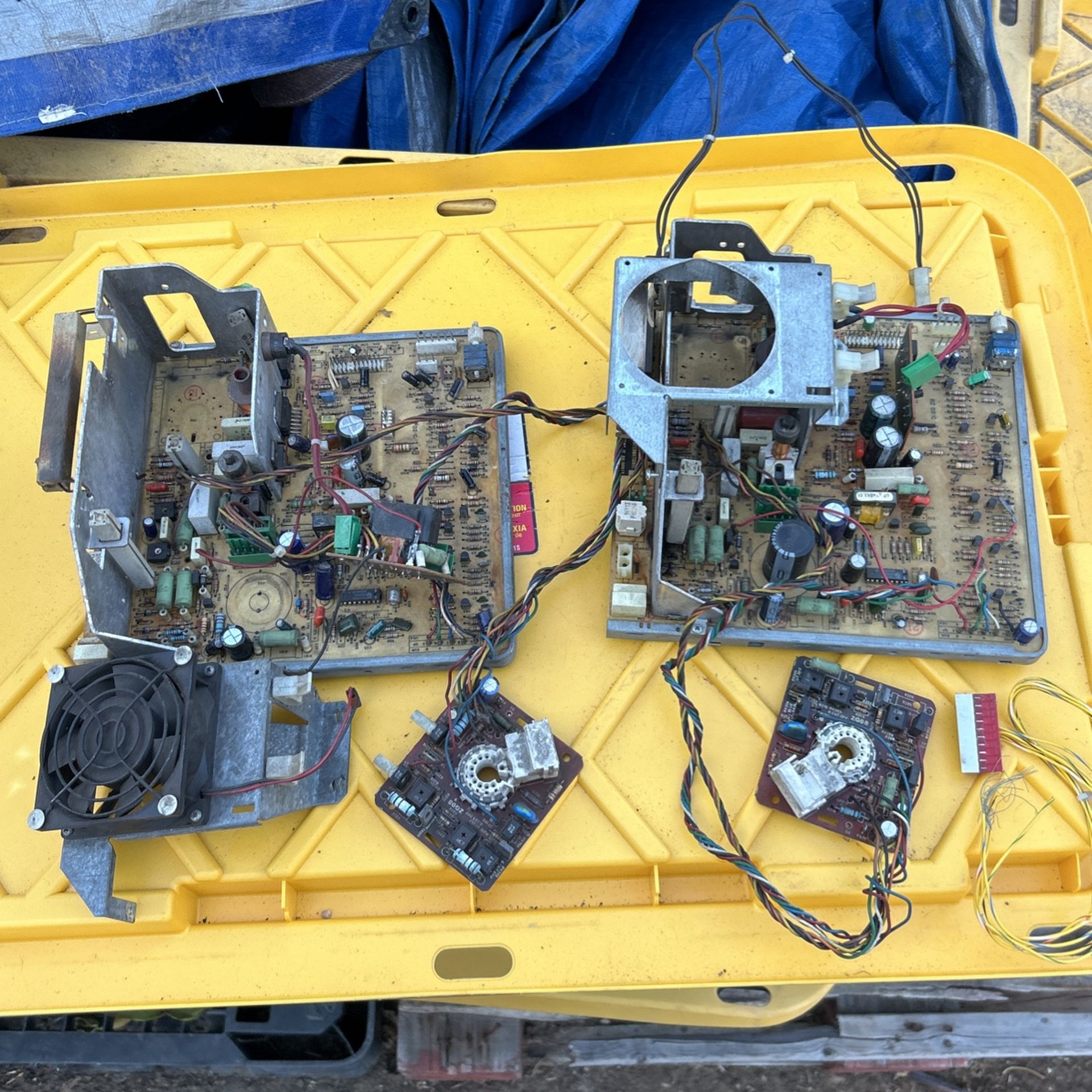Hantarex No Flyback Lot Of 2 Arcade Video Game Monitor Chassis Pcb Board Parts