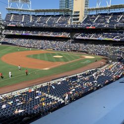 Padres Tickets Vs Nats Tue Bobblehead  Front Row Aisle Toyo Terrace 