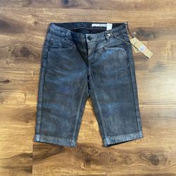 Brand new woman’s DKNY Jeans brand black denim shorts  up for sale
