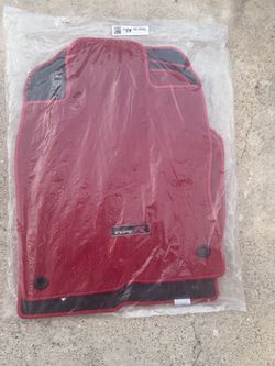 Fl5 red floor mats.