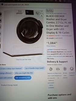 Washer/Dryer combo