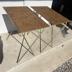 Mid Century Modern TV Trays 