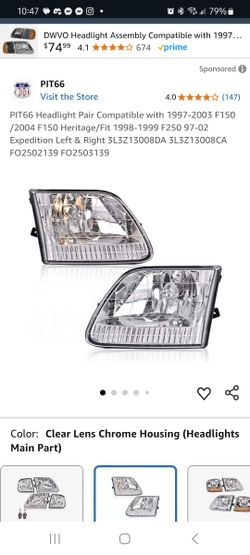 New F150 F250 Expedition Headlights