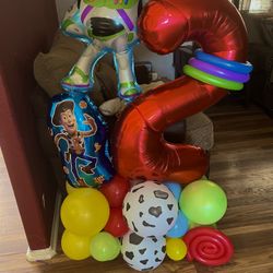 Toy Story Balloon Arrangement
