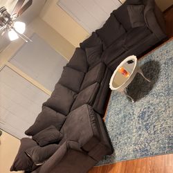 Gray Sectional Couch 