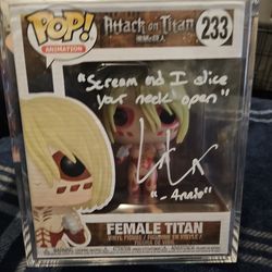 Female Titan funko pop