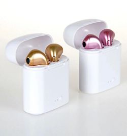 Wireless Bluetooth Headphone Earbuds For iPhone,Android,LG,LAPTOP With Charging Box Universal 5 Different Colors WHITE/BLACK/RED/GOLD/PINK