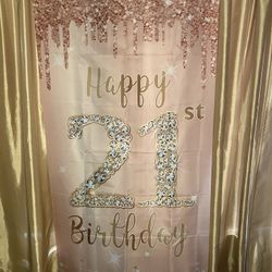 21st Birthday Banner 