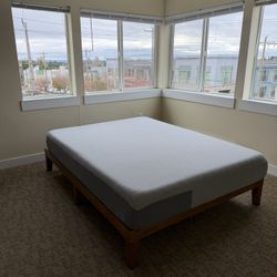PENDING Queen Mattress & Bed frame 