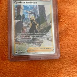 Crown Zenith Cynthia’s Ambition Pokemon Card
