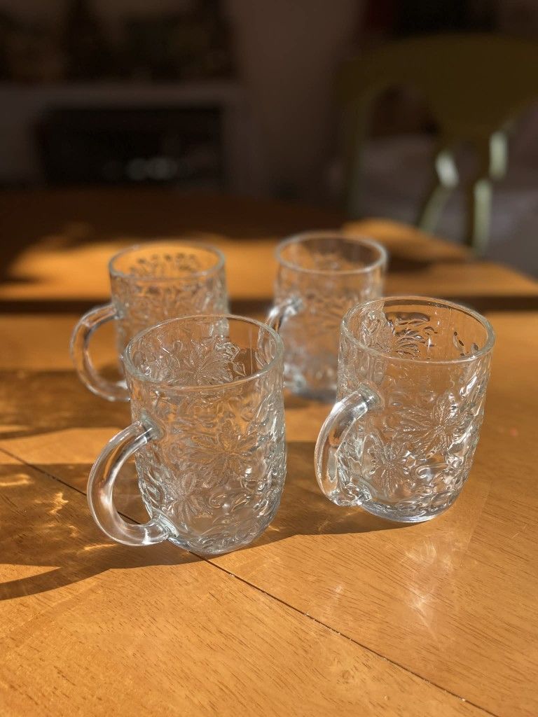 Princess House Fantasia Cup/Mug. Set Of 4