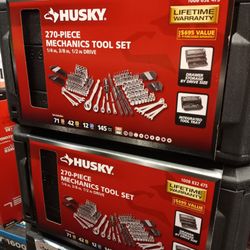 HUSKY  270 - PIECE MECHANICS TOOL SET EACH 