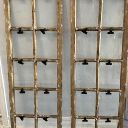 Vintage Wooden Window Photo Or Art Display Home Decor