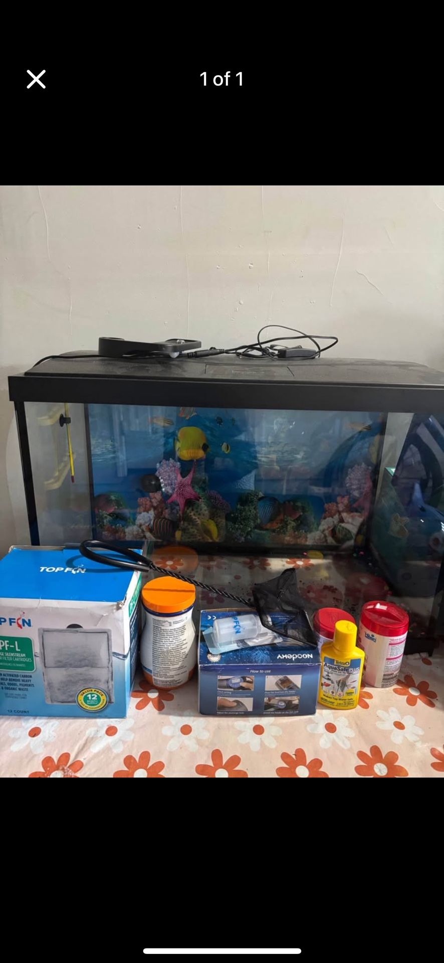 20 gal Fish Tank With All Accessories