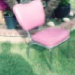 Set Of 4 Daystrom Mid-century Chairs Pink 