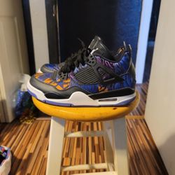 Jordan 4 Black Rush Violet Sz 6.5 Great Cond. $75