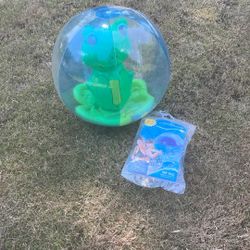 Pool Toy Beach Balls Turtle And Whale - $2 Each