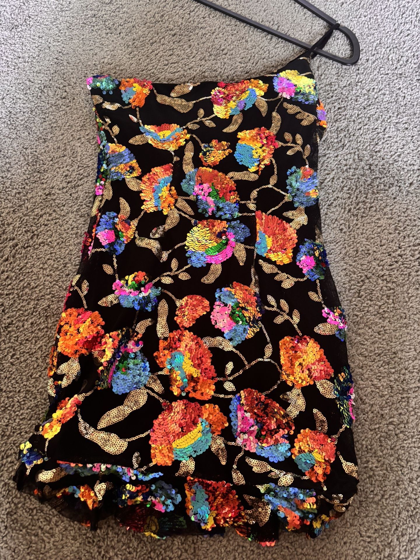 Mini Dress Floral Lucky In The Sky Los Angeles