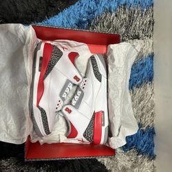Jordan 3 Fire Red 