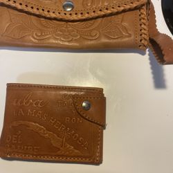 Women’s wallet  Handmade (Cuba)  & men’s  wallet Hand made .