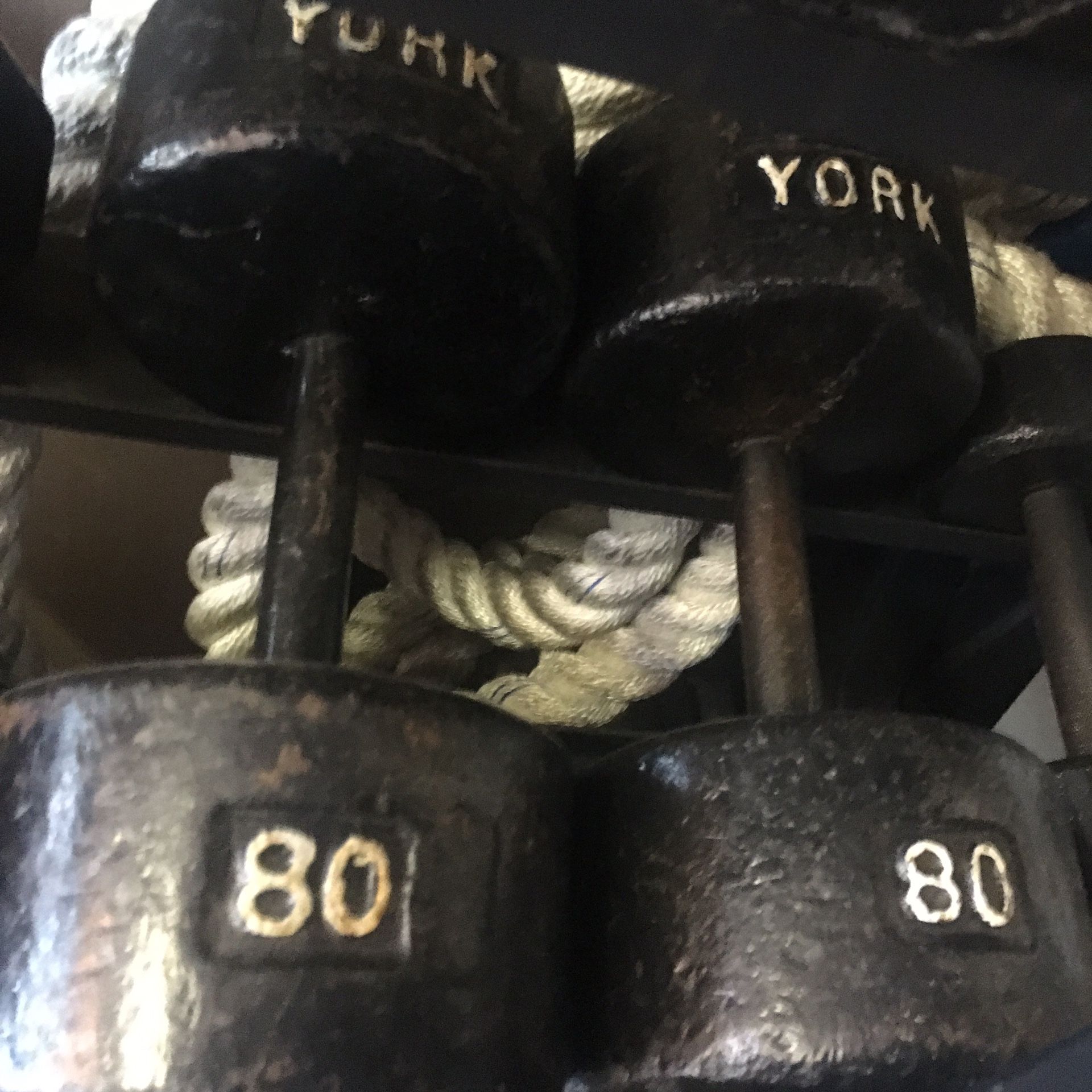 80 pound Weight set