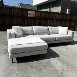 Light Grey/White Aries Sofa Sectional 