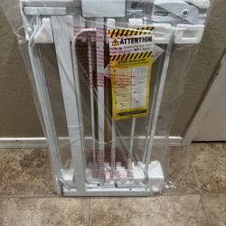 Regalo 56-Inch Extra WideSpan Walk Through Baby Gate, Includes 4-Inch, 8-Inch and 12-Inch Extension, 8 Piece Set - 4 Pack of Pressure Mounts and 4 Pac