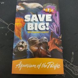 Long Beach Aquarium 1 Coupon Book!